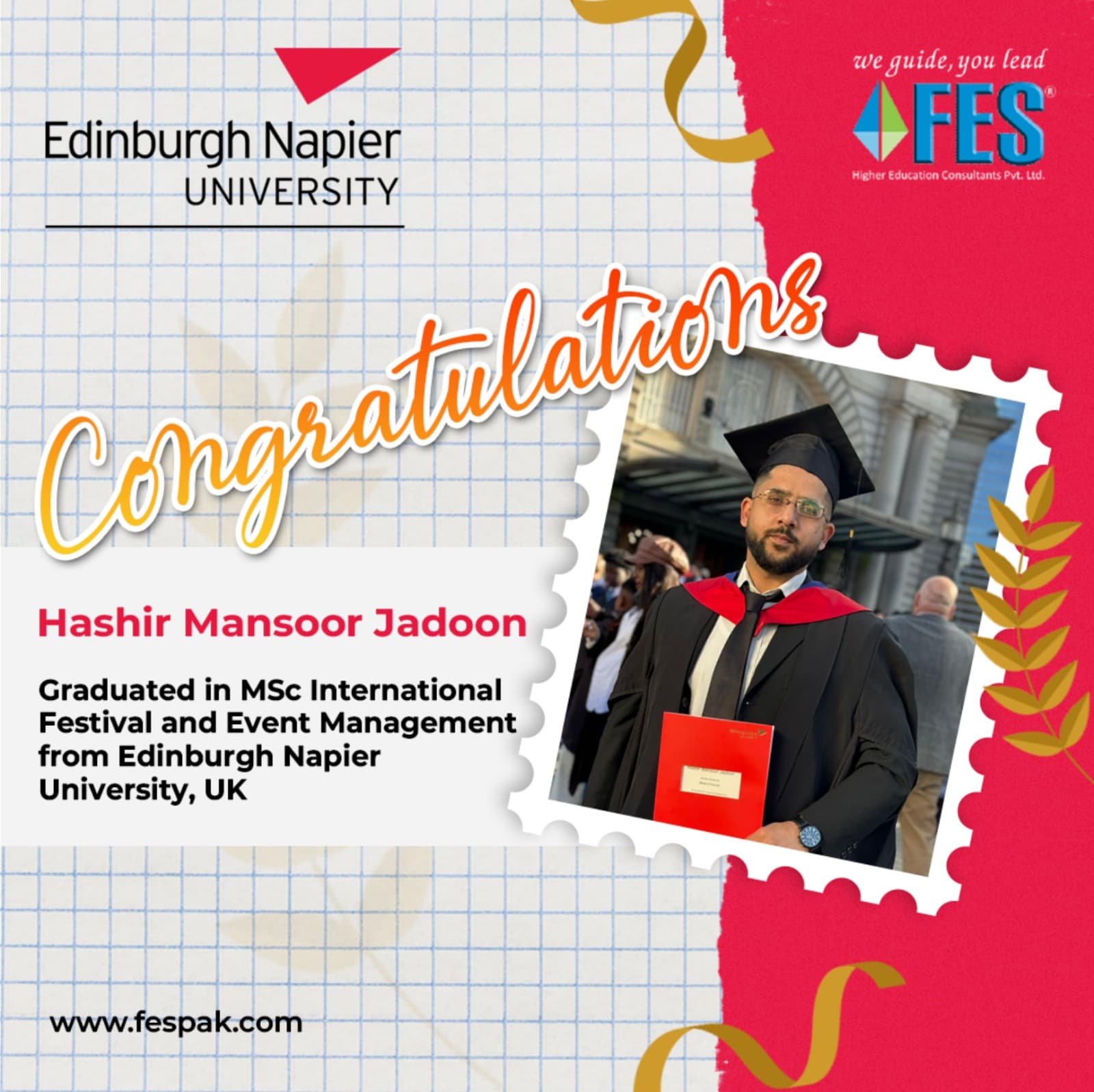 FES graduate success story 32